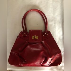 Genuine leather satchel by Maxx New York